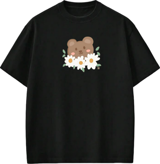 bear t- shirt Black  4