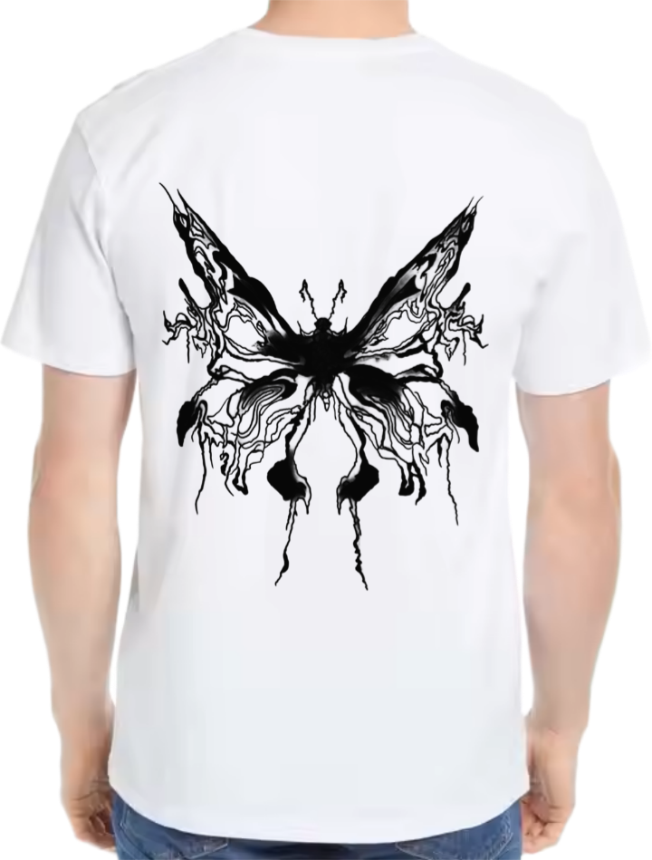 Goth  Oversize t- shirt  White Back 4