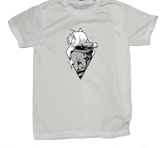 full metal alchamest t- shirt fat White 4