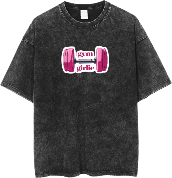 workout gym pilates One Size t- shirt Washed 4