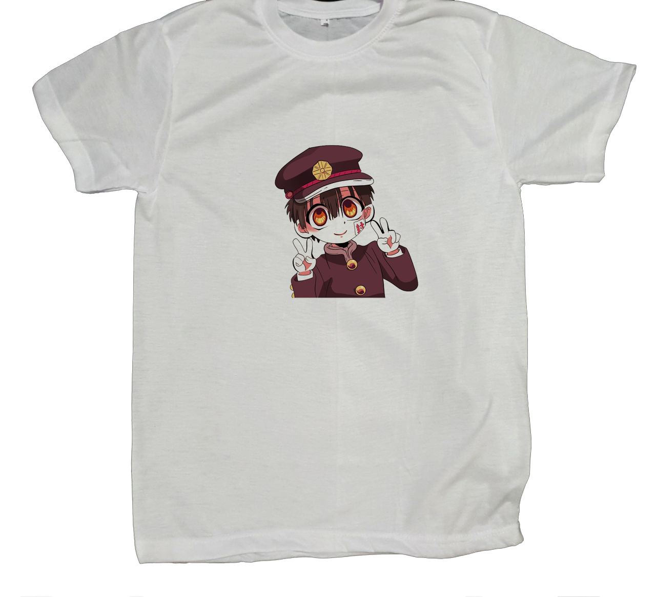 Hanako-kun t- shirt fat White 4