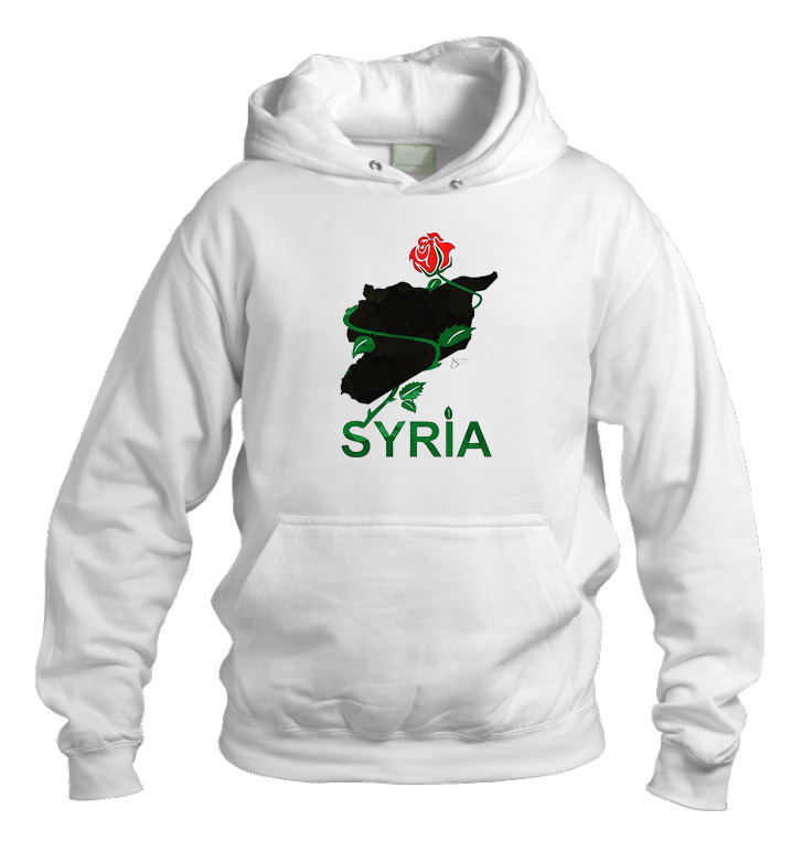Syria One Size hoodie White 4