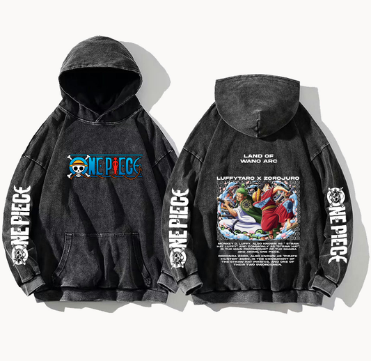 one piece One Size hoodie Washed Back 4