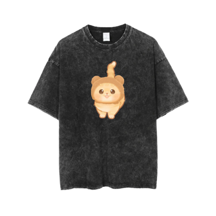 cat One Size t- shirt  Washed 4