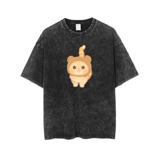 cat One Size t- shirt  Washed 4
