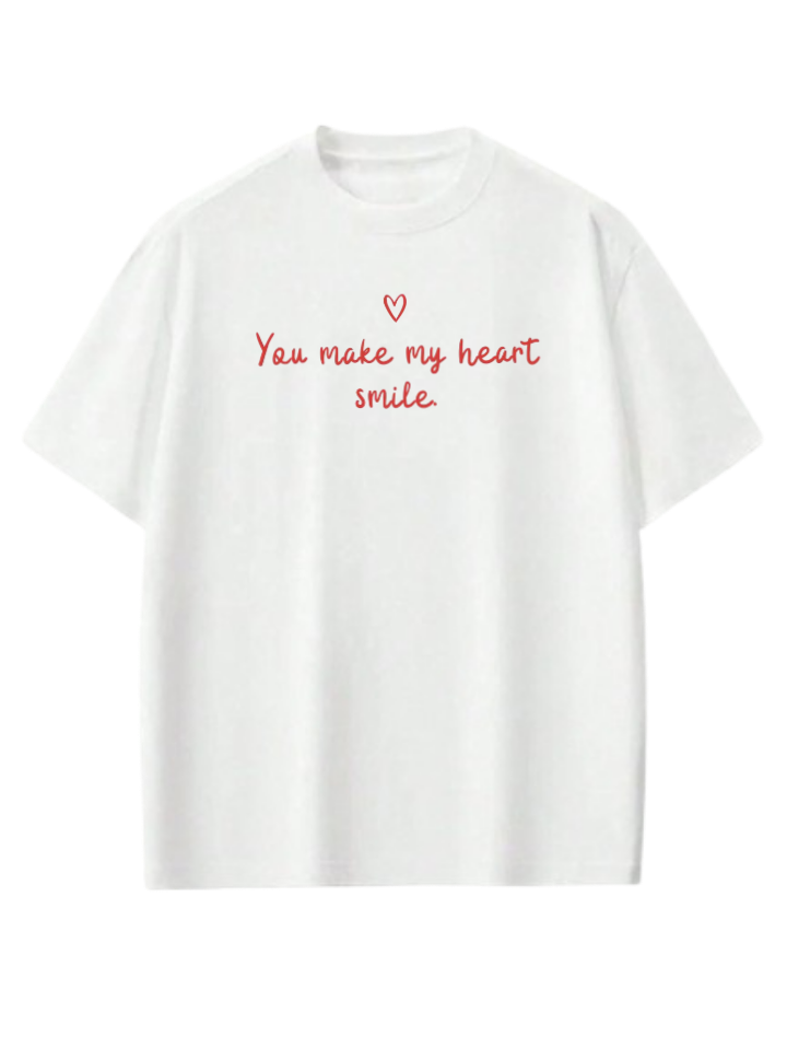 VaIentine coupIe t- shirt White 4