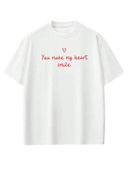 VaIentine coupIe t- shirt White 4