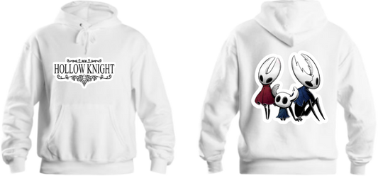 Hollow Knight One Size hoodie White Back 4