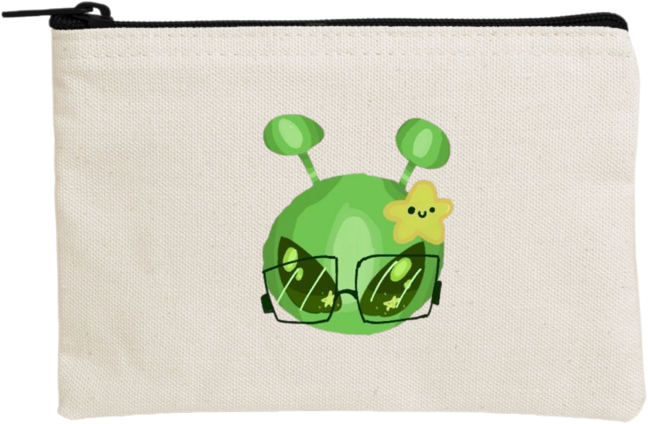 aliens wallet pencil case Beige 4