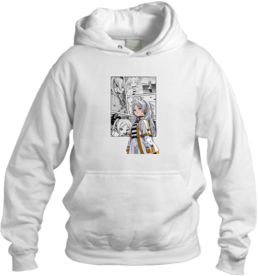 Frieren Beyond Journey's End One Size hoodie White 4