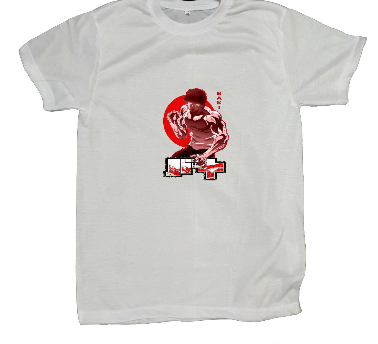 anami baki  t- shirt fat White 4