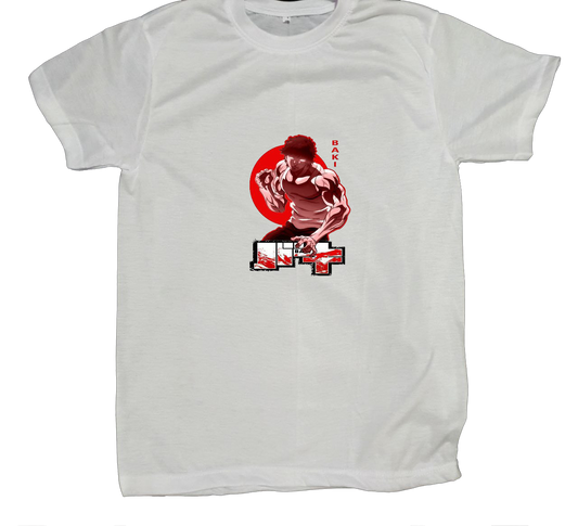 anami baki  t- shirt fat White 4