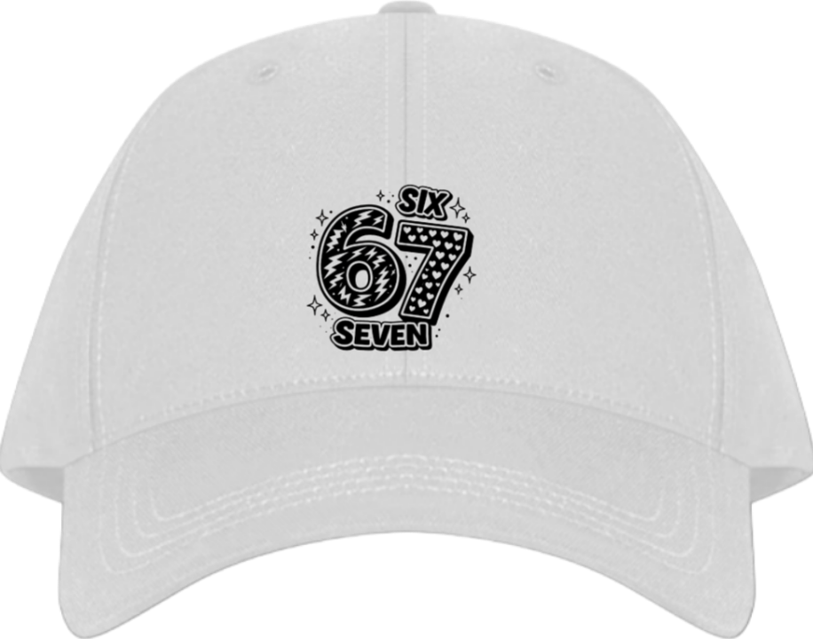 67 designs Baseball cap White 4