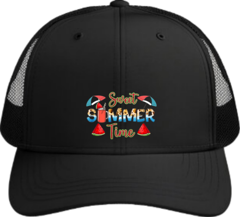 Summer Vibes Baseball cap Black  4
