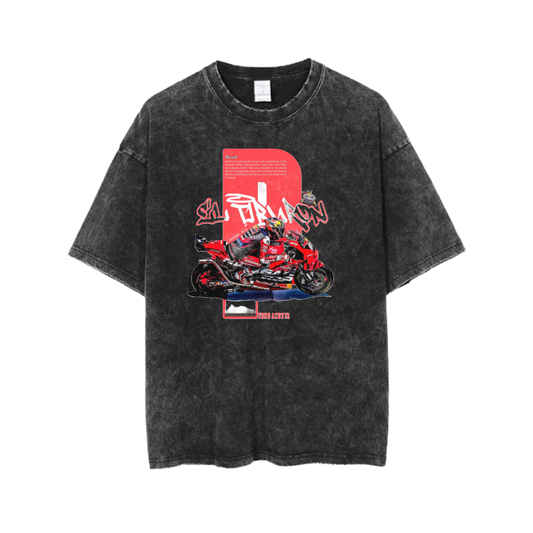 MOTOR CYCLE t- shirt One Size Washed 4