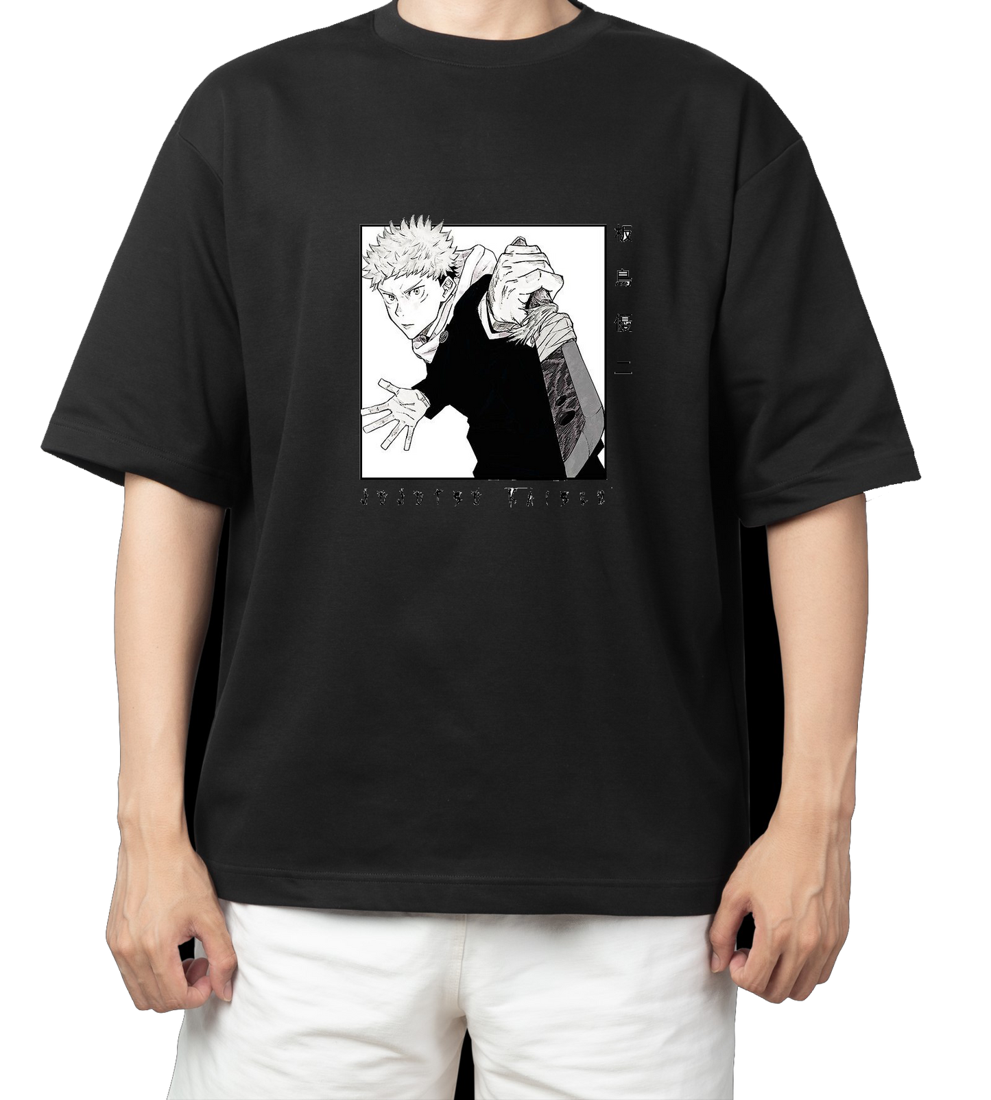 tjujutsu kaisen GOJO Oversize t- shirt Black 4