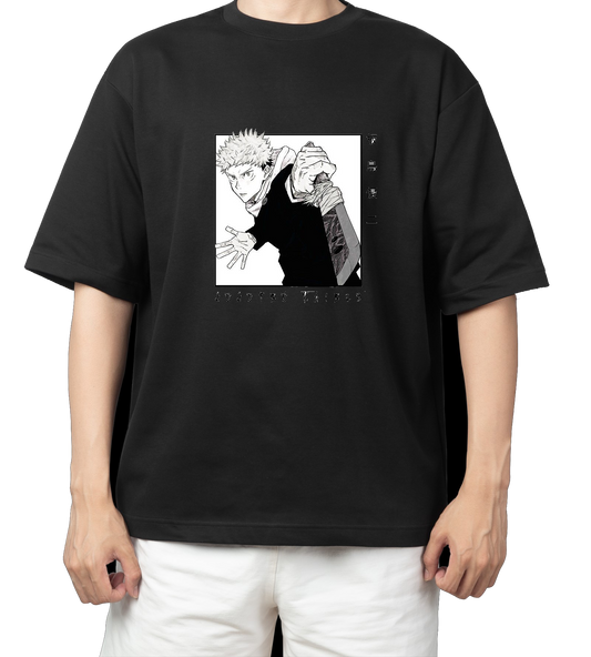 tjujutsu kaisen GOJO Oversize t- shirt Black 4
