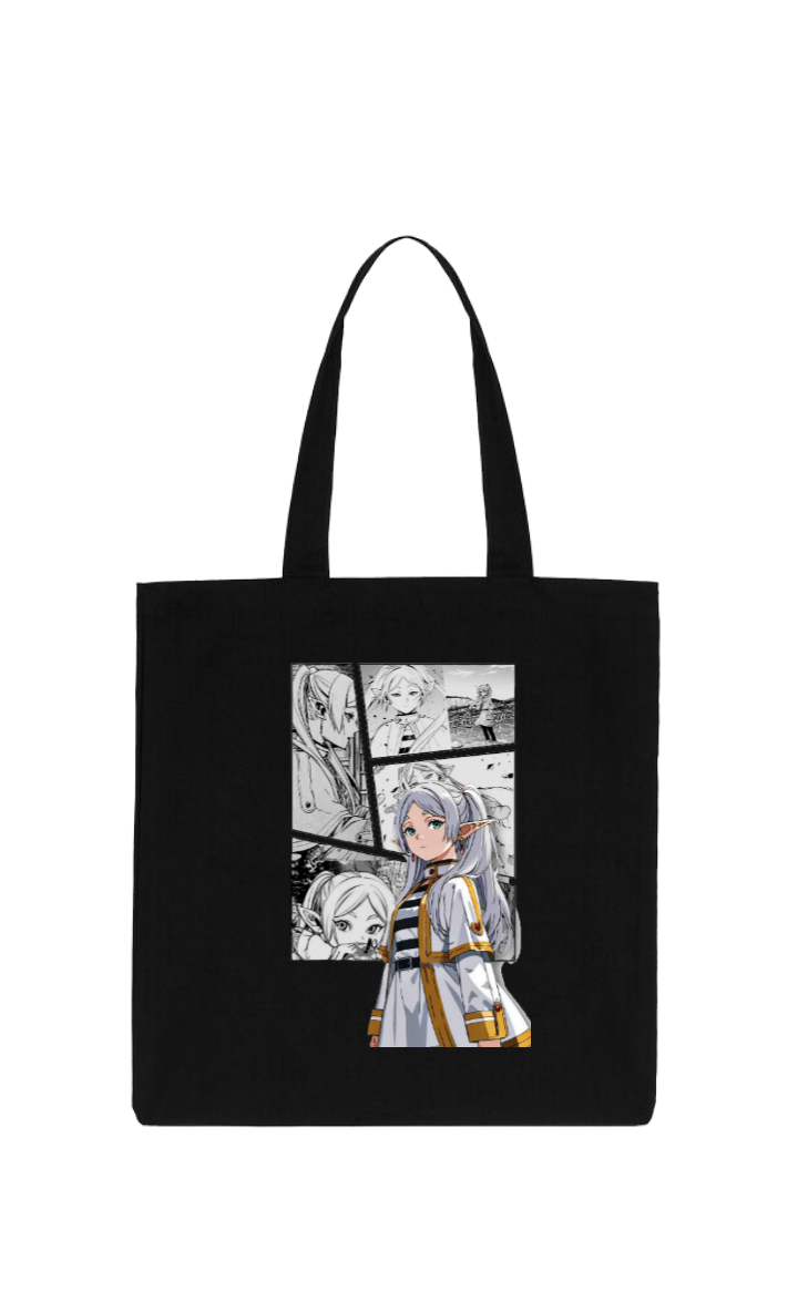Frieren Beyond Journey's End tote bag Black 4