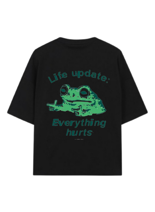 frog t- shirt  Black Back 4