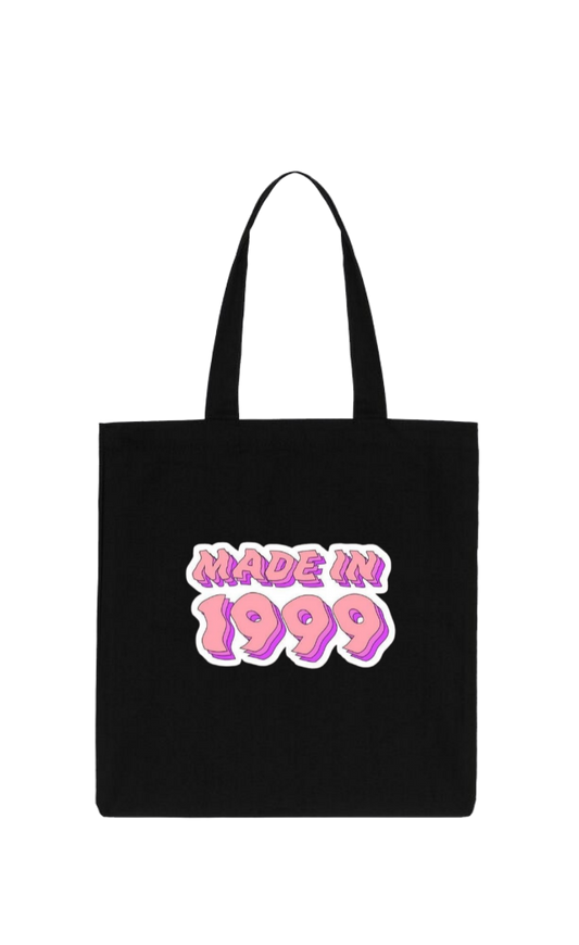 age tote bag Black 1999