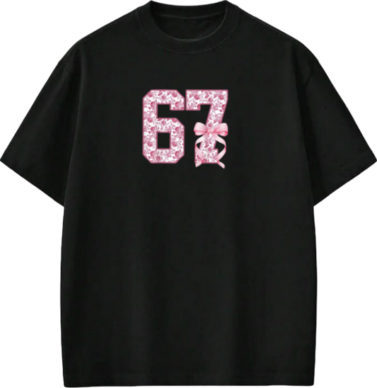 67 designs One Size t- shirt Black 4