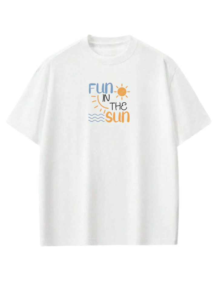 Summer Vibes t- shirt White  4