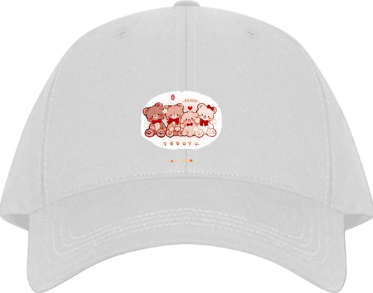 bear Baseball cap White  4