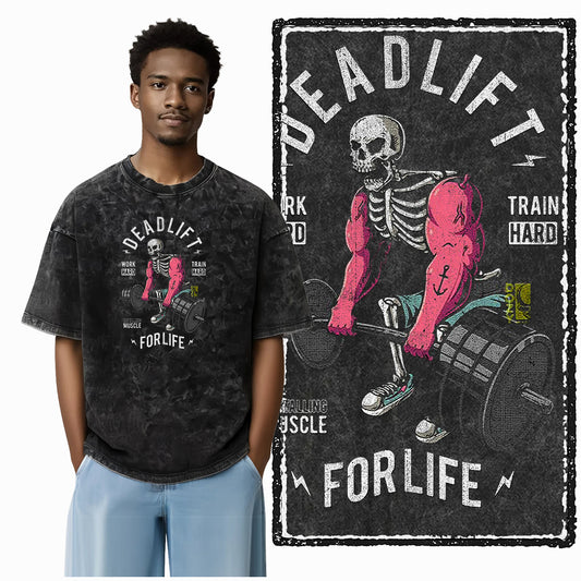 Go Hard Or Go Home Workout Gym T-Shirt Washed Oversized for Men Women, Vintage Fitness Bodybuilding Graphic Tee, Casual Short Sleeve Charcoal Top 4