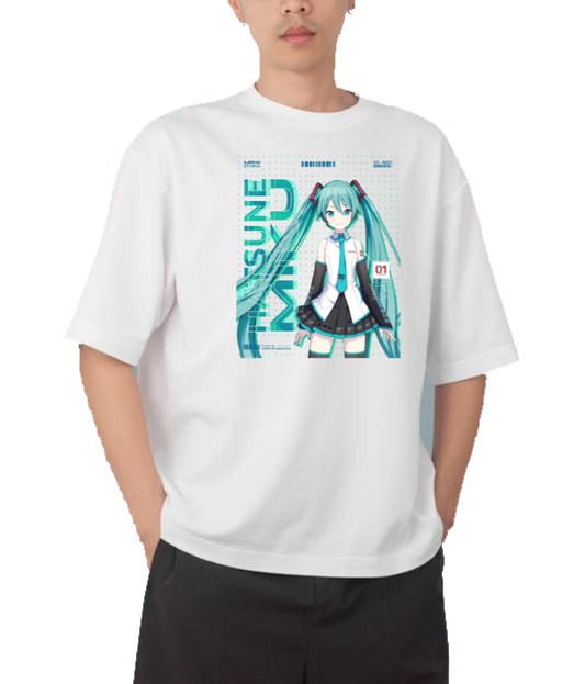Hatsune Miku t- shirt One Size White 4