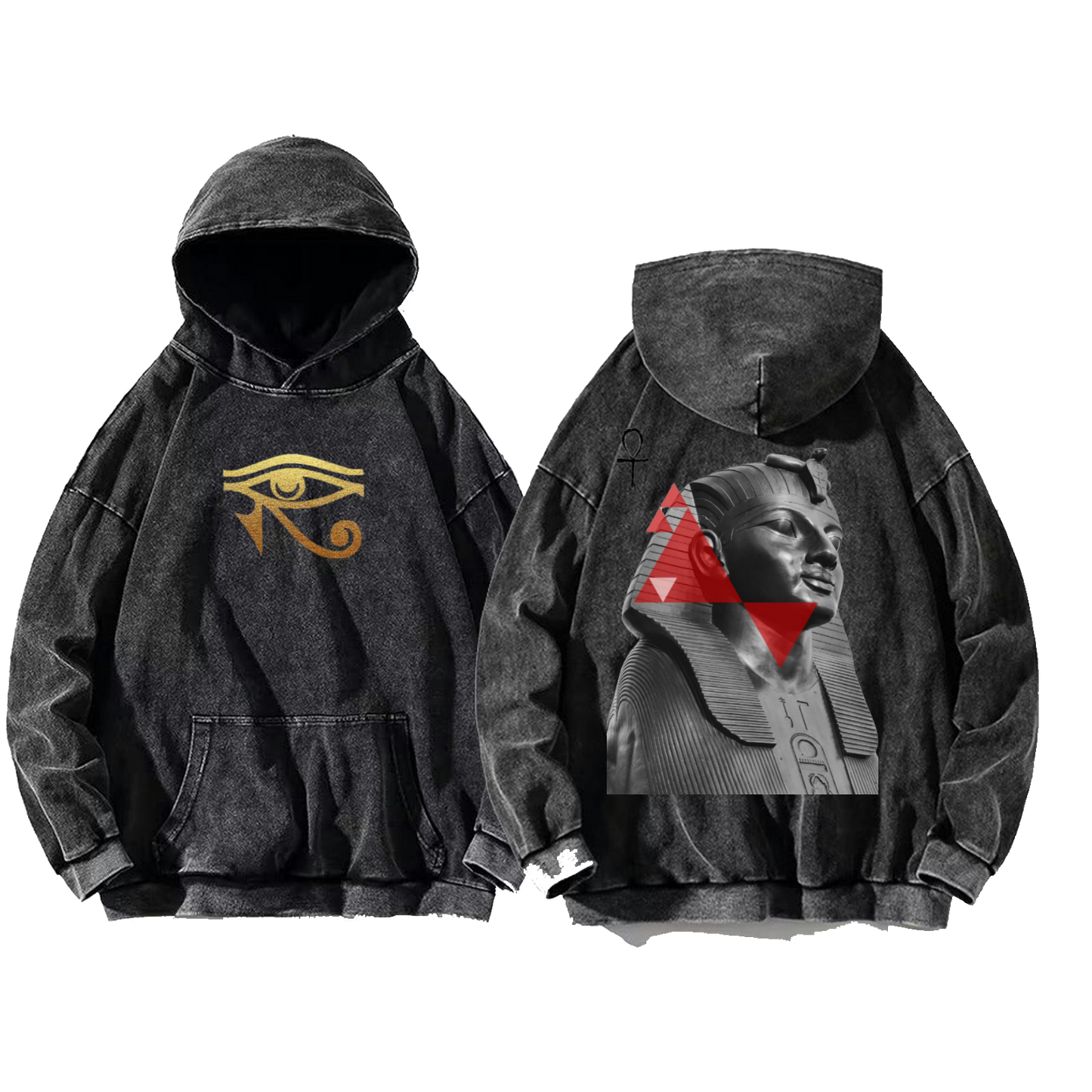 Egypt Over Size hoodie Washed Back 4