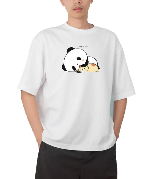 PANDA Oversize Hoodie White 4