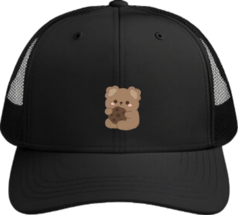 bear Baseball cap Black  4