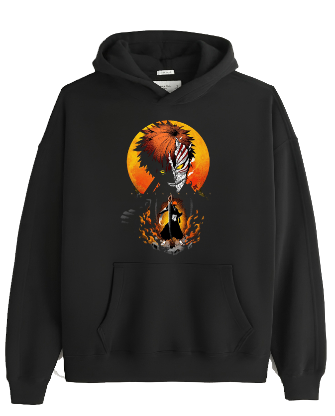 Bleach One Size hoodie Black 4
