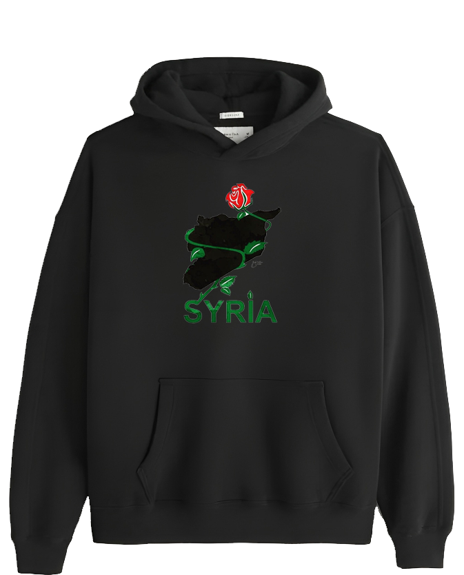 Syria One Size hoodie Black 4