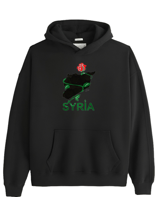 Syria One Size hoodie Black 4