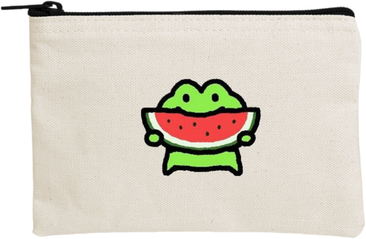 Frog wallet pencil case Beige 4