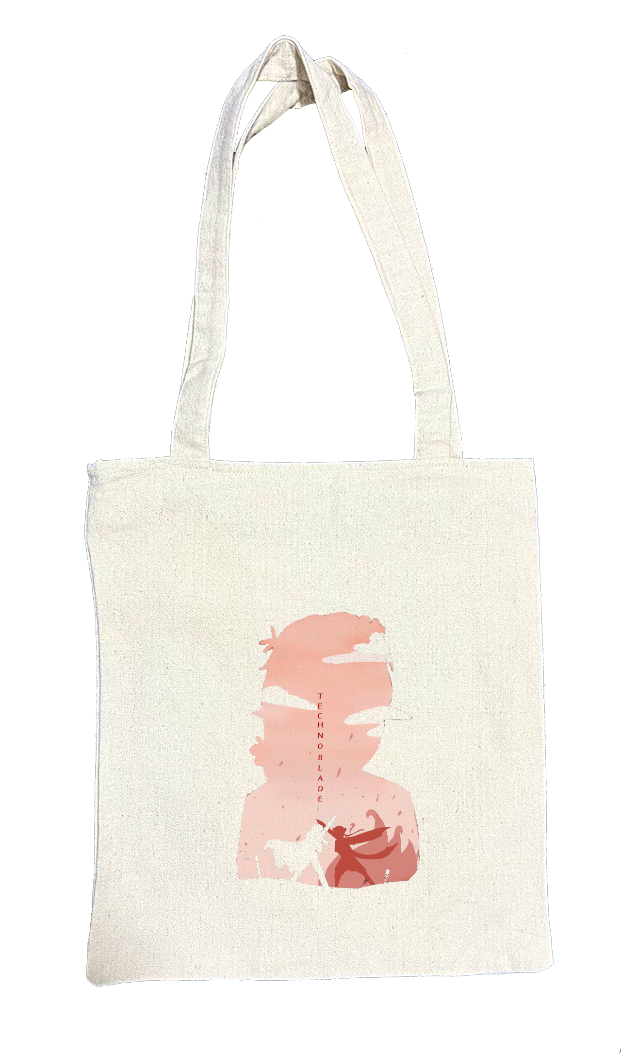 genshin impact Technoblade tote bag beige 4