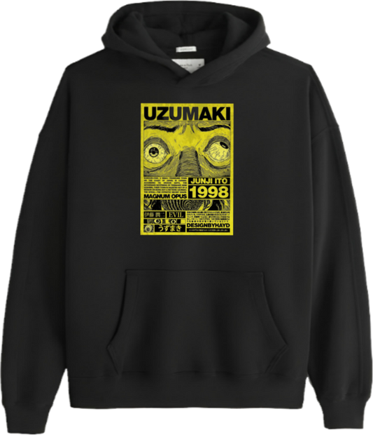 Tomie Kawakami Over Size hoodie Black 4