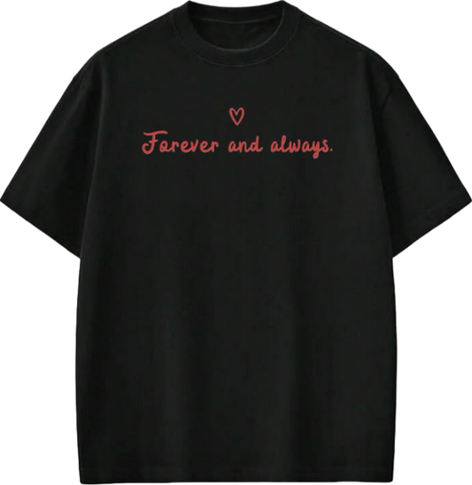 VaIentine coupIe t- shirt Black 4