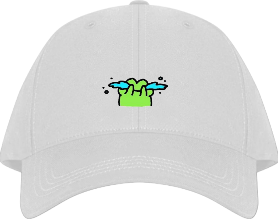 Frog Baseball cap White 4