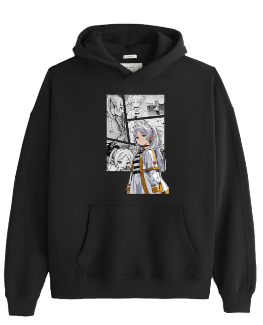 Frieren Beyond Journey's End One Size hoodie Black 4