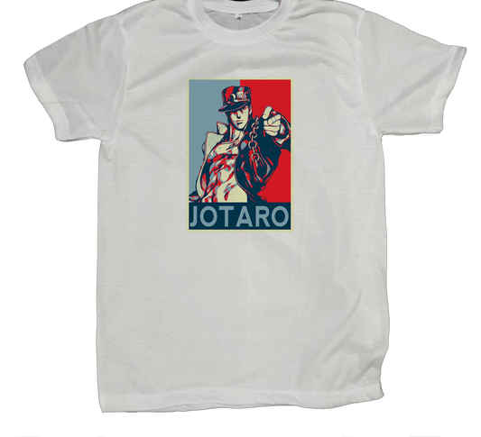 JoJo's Bizarre Adventure t- shirt fat White 4