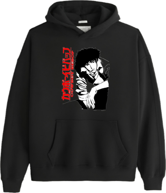 Cowboy Bebop Over Size hoodie Black 4