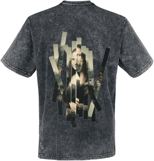 موناليزا t- shirt One Size Washed Back 4