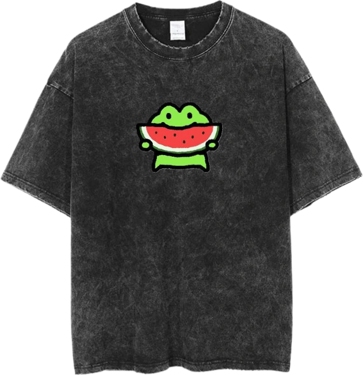 Frog One Size t- shirt Washed 4