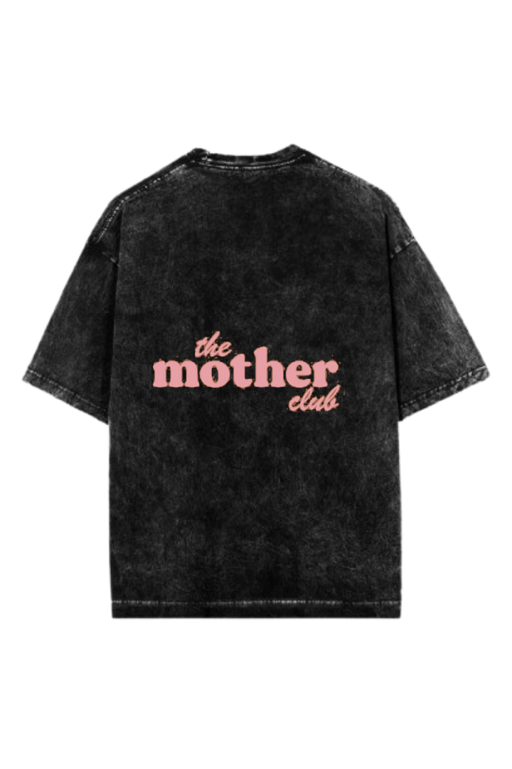 Mom dad parents One Size t- shirt Washed Back 4