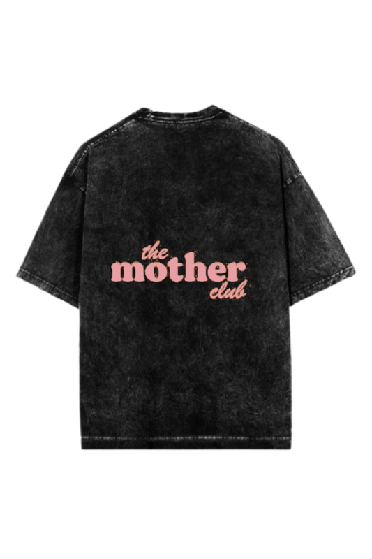 Mom dad parents One Size t- shirt Washed Back 4