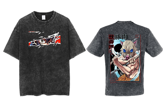 Anime Demon slayer nezuko tanjiro  One Size t- shirt Washed 4