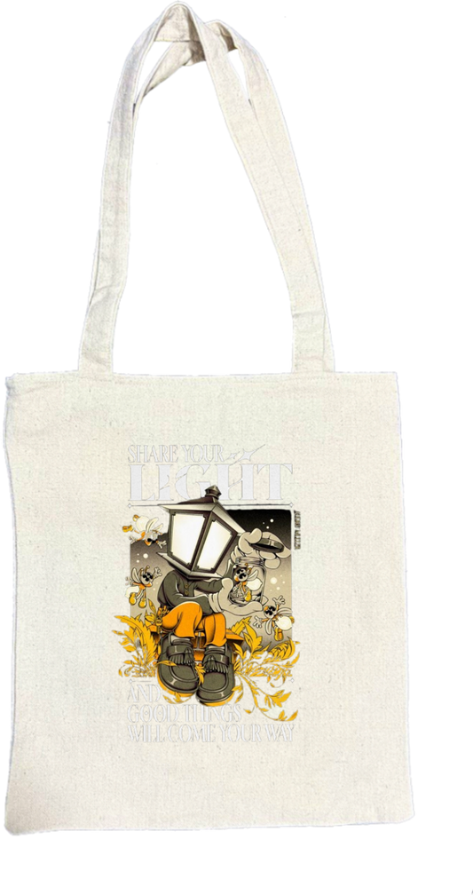 aliens tote bag Beige 4