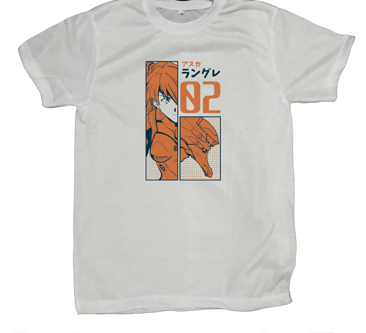 Neon Genesis Evangelion t- shirt fat White 3